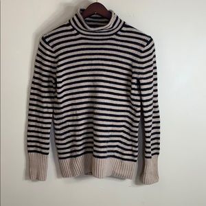 J crew wool/cashmere blend mock neck sweater